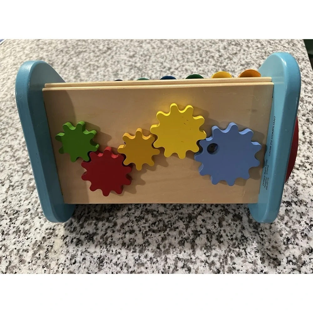 Pottery Barn Kids 3-in-1 Wooden Toy Music Brainsmith‎ Activity Center 2016